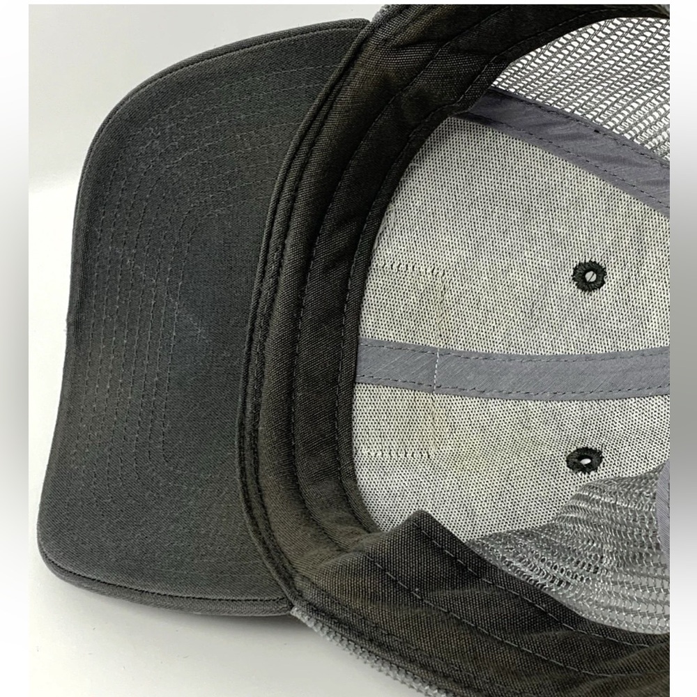 Patagonia Men Cap Hat Trucker Baseball Dad Gray Mesh Cap Snapback Patch Logo - Picture 10 of 12